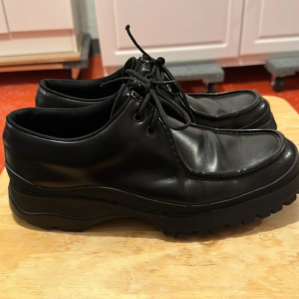 Black Men’s 11.5 Prada Shoes - Picture 3 of 8